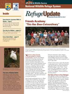 U.S. Fish & Wildlife Service, National Wildlife Refuge System, Refuge Update