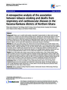 Ethics / Health / Passive smoking / Snus / Prevalence of tobacco consumption / Non-communicable disease / Epidemiology / Chronic / Cardiovascular disease / Smoking / Human behavior / Tobacco