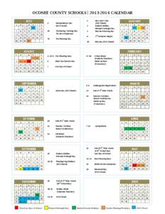 School holiday / Ovilla Christian School / Officer Candidate School / Calendars / Academic term / Cal
