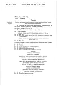 Biometrics / Fingerprints / Federal Bureau of Investigation / Privacy law / Interstate Identification Index / Criminal Justice Information Services Division / Integrated Automated Fingerprint Identification System / National Crime Information Center / Personally identifiable information / Criminal records / Law / Government