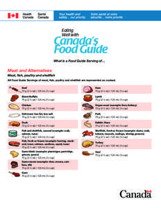 Eating Well with Canada’s Food Guide What is a Food Guide Serving of…