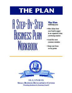 THE PLAN  A Step-By-Step BusinessPlan Workbook