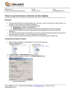 Computer architecture / Software / File synchronization / Data synchronization / Synchronization / Computing