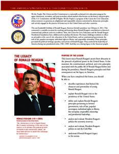 Presidency of Ronald Reagan / Iran–Contra affair / Ronald Reagan / Reagan Doctrine / Cold War / Eureka College / Political positions of Ronald Reagan / Ronald Reagan bibliography / Politics of the United States / Conservatism in the United States / United States