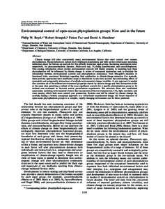 Limnol. Oceanogr., 55(3), 2010, 1353–[removed], by the American Society of Limnology and Oceanography, Inc. doi:[removed]lo[removed]E
