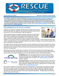 RESCUE Newsletter - January/February 2010 Issue