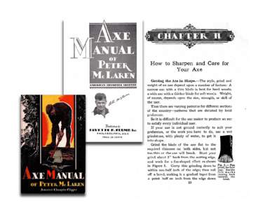 The Axe Manual of Peter McLaren