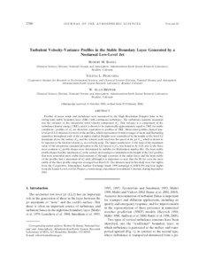 Aerodynamics / Turbulence / Air dispersion modeling / Atmospheric dynamics / Monin–Obukhov Length / Turbulence kinetic energy / Surface layer / Boundary layer / LIDAR / Meteorology / Atmospheric sciences / Fluid dynamics