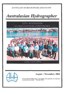 Australasian Hydrographer August 2004