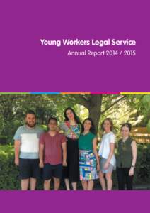 Young Workers Legal Service Annual Report Contents 1