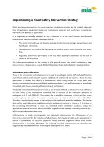 Food safety / Escherichia coli / Enterobacteria / Gram-negative bacteria / Escherichia coli O157:H7 / Critical control point / Hazard analysis and critical control points / Raw meat / Bacteria / Microbiology / Biology