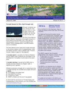 Ohio’s Emergency Management News Athens County, May 2004 Ted Strickland, Governor Nancy Dragani, Ohio EMA Executive Director Ohio EMA Public Affairs[removed]