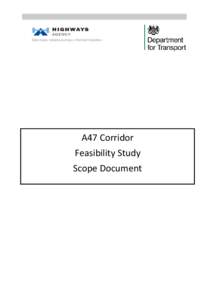 A47 Corridor Feasibility Study Scope Document