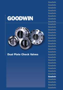 GOODWIN  Dual Plate Check Valves
