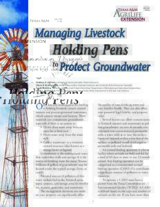 ESCManaging Livestock  Holding Pens