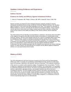 Health / Vaccines / Microbiology / Biological weapons / Vaccination / Anthrax vaccines / Ames strain / Bruce Edwards Ivins / Influenza vaccine / Biology / Bacteria / Anthrax