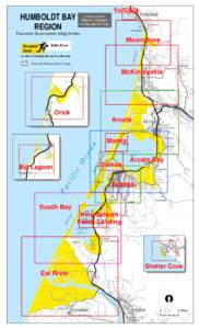 California Historical Landmarks / Northern California / McKinleyville /  California / Arcata Transit Center / Arcata-Eureka Airport / Humboldt Bay / Mad River / Trinidad /  California / Clam Beach /  California / Geography of California / Eureka /  California / Arcata /  California