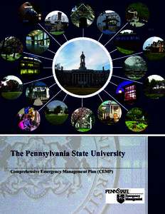 2012  The Pennsylvania State University Comprehensive Emergency Management Plan (CEMP)  2