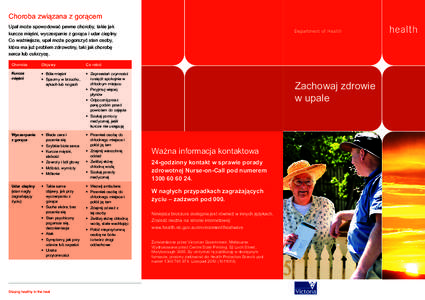 Polish - Department of Health - Heatwave Brochure_full.indd