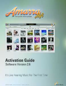 Amarra Hifi V2.6 Activation Guide Table of Contents 1.0	 Downloading and Launching the Amarra Hifi Installer 4