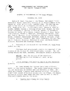 Minutes of the Meeting of the Board Members November 24, 2008