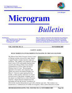 November 2005 Microgram Bulletin