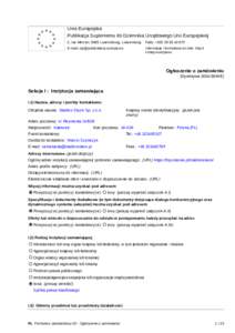 Ogłoszenie o zamówieniu - Wykonanie, dostawa i montaż siedzisk wraz z podkonstrukcją na potrzeby Stadionu Śląskiego w ramach zadania Zadaszenie widowni oraz niezbędna infrastruktura techniczna Stadionu Śląskiego