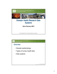 Microsoft PowerPoint - Disaster Health Data Systems.pptx