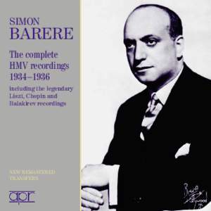 Simon Barere: The complete HMV recordings, [removed]