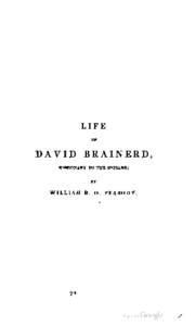 Life of David Brainerd, Missionary to the Indians