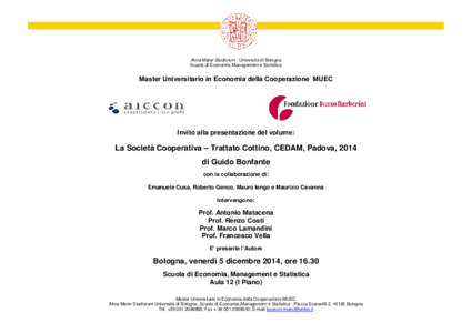 Invito presentazione volume Prof. Guido Bonfante BO