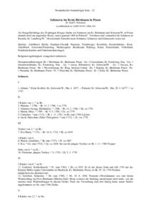 Neumärkische Stammfolgen SeiteSchmerse im Kreis Birnbaum in Posen Dr. Gerd C. Schmerse [veröffentlicht in: AOFF XVI/3, 2004, 81]