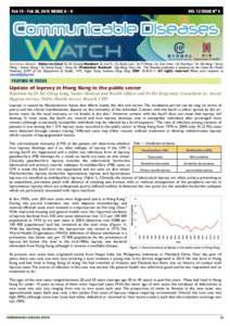 Communicable Diseases Watch