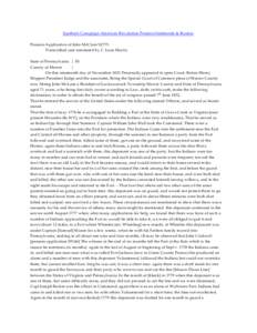 Southern Campaign American Revolution Pension Statements & Rosters Pension Application of John McClain S2775 Transcribed and annotated by C. Leon Harris State of Pennsylvania } SS County of Mercer }