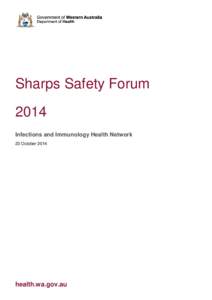 Sharps Safety Forum 2014 Report