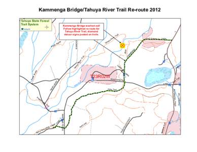 Kammenga Bridge/Tahuya River Trail Re-route 2012 Tahuya State Forest Trail System -1 G-4010