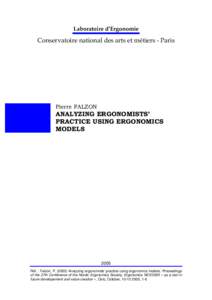 Occupational safety and health / Occupational therapy / Medicine / Structure / Usability / Problem solving / Design / The Institute of Ergonomics and Human Factors / Health / Design for X / Systems psychology / Ergonomics