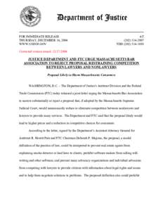 FOR IMMEDIATE RELEASE THURSDAY, DECEMBER 16, 2004 WWW.USDOJ.GOV AT[removed]