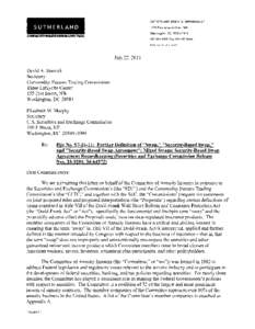 SUTHERLAND ASBILL & BRENNAN LLP  SUTHERLAND 1275 Pennsylvania Ave., NW Washington, DC[removed]