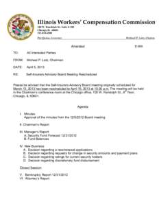 Illinois Workers’ Compensation Commission 100 W. Randolph St., Suite[removed]Chicago, IL[removed]6500 Pat Quinn, Governor