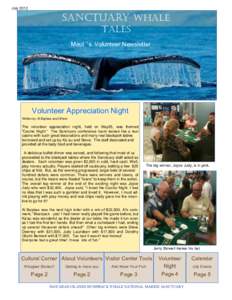 July[removed]Sanctuary Whale Tales Maui ’ s Volunteer Newsletter