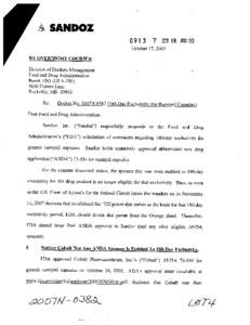 Pharmaceuticals policy / Pharmaceutical industry / Food and Drug Administration / United States Public Health Service / Generic drug / Abbreviated New Drug Application / Ramipril / Federal Food /  Drug /  and Cosmetic Act / Patent infringement / Pharmacology / Pharmaceutical sciences / Medicine