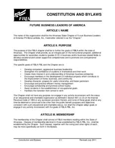 Education / North-American Interfraternity Conference / Heights Community Council / Learning / Epsilon Sigma Rho / FBLA-PBL / United States Constitution / Fraternities and sororities