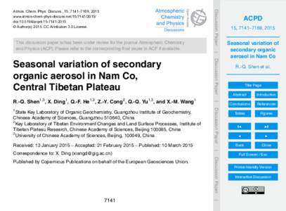 Discussion Paper  Atmos. Chem. Phys. Discuss., 15, 7141–7169, 2015 www.atmos-chem-phys-discuss.net[removed]doi:[removed]acpd[removed] © Author(s[removed]CC Attribution 3.0 License.