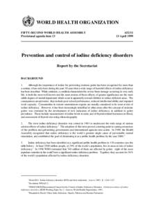 Anatomy / Iodine deficiency / Cretinism / Iodised salt / Endemic goitre / Goitre / Salt / Mental retardation / Thyroid / Iodine / Biology / Chemistry