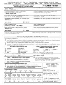 Case 2:04-bk[removed]EC  Form B1 (Official Form[removed]Rev[removed]Doc 1-1 Filed[removed]Entered[removed]:00:00 Desc 2003 USBC, Central District of California