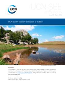 IUCNe-Bulletin SEE Issue 33 · March 2013 IUCN South-Eastern European e-Bulletin