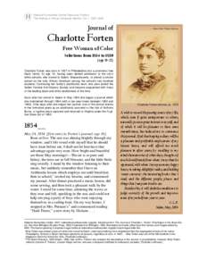 Charlotte Forten Grimké / American studies / Abolitionism / Sarah Parker Remond / Slavery in the United States / Fugitive slave laws / 9 / James Forten / History of the United States / United States / Slavery
