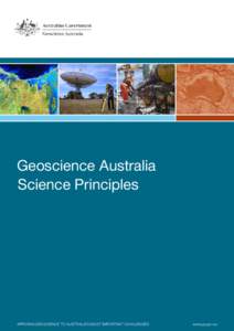 Geoscience Australia Science Principles