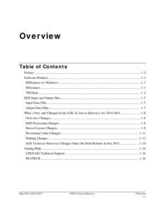 Overview  Table of Contents Preface .............................................................................................................................. 1-2 Software Products ...................................